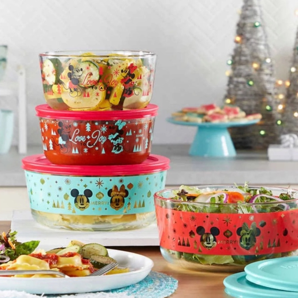 Disney Mickey & Mini Mouse Pyrex